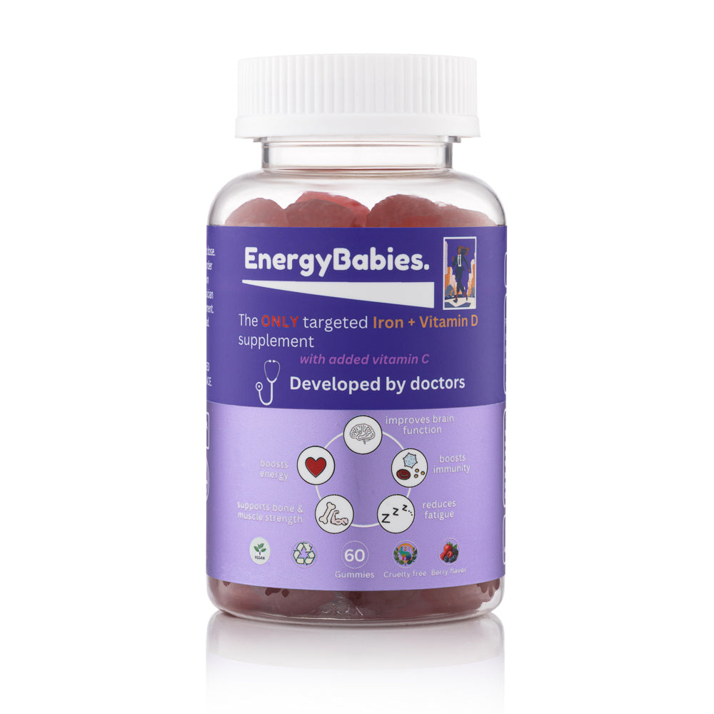 Iron + Vitamin D gummies (6 month supply)